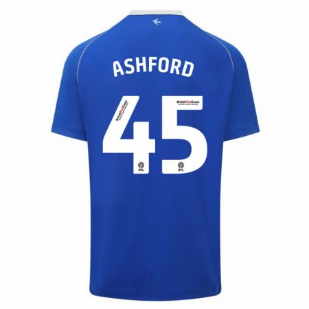 Kandiny Hombre Camiseta Cian Ashford #45 Azul 1ª Equipación 2023/24 La Camisa Chile
