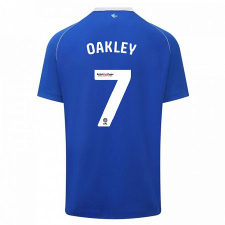 Kandiny Hombre Camiseta Rhianne Oakley #7 Azul 1ª Equipación 2023/24 La Camisa Chile