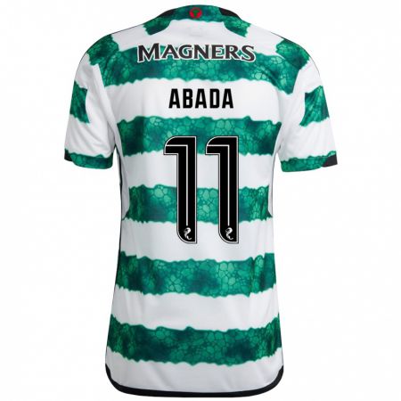 Kandiny Hombre Camiseta Liel Abada #11 Verde 1ª Equipación 2023/24 La Camisa Chile
