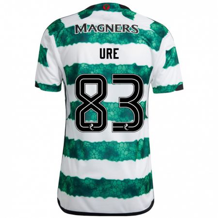 Kandiny Hombre Camiseta Kyle Ure #83 Verde 1ª Equipación 2023/24 La Camisa Chile