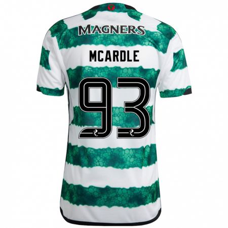 Kandiny Hombre Camiseta Sean Mcardle #93 Verde 1ª Equipación 2023/24 La Camisa Chile