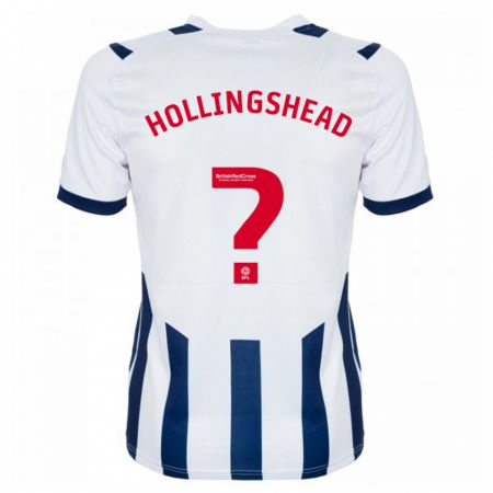 Kandiny Hombre Camiseta Ronnie Hollingshead #0 Blanco 1ª Equipación 2023/24 La Camisa Chile