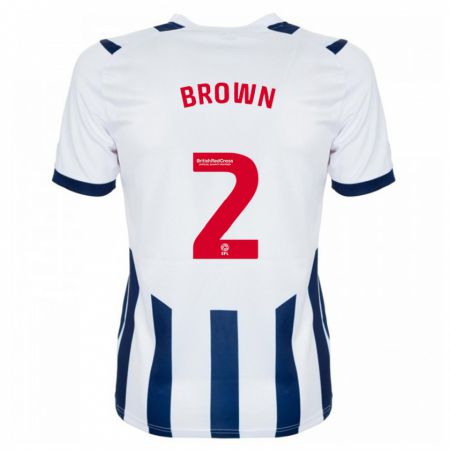 Kandiny Hombre Camiseta Ashlee Brown #2 Blanco 1ª Equipación 2023/24 La Camisa Chile