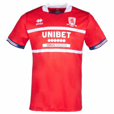 Kandiny Hombre Camiseta Dan Barlaser #4 Rojo 1ª Equipación 2023/24 La Camisa Chile