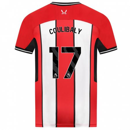 Kandiny Hombre Camiseta Ismaila Coulibaly #17 Rojo 1ª Equipación 2023/24 La Camisa Chile