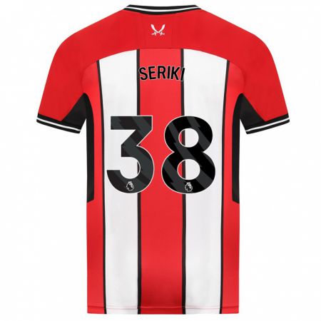 Kandiny Hombre Camiseta Femi Seriki #38 Rojo 1ª Equipación 2023/24 La Camisa Chile