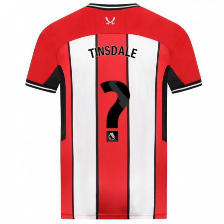 Kandiny Hombre Camiseta Jay Tinsdale #0 Rojo 1ª Equipación 2023/24 La Camisa Chile
