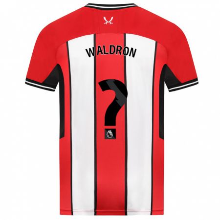 Kandiny Hombre Camiseta Jack Waldron #0 Rojo 1ª Equipación 2023/24 La Camisa Chile