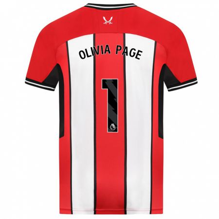 Kandiny Hombre Camiseta Olivia Page #1 Rojo 1ª Equipación 2023/24 La Camisa Chile