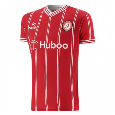 Kandiny Hombre Camiseta Haydon Roberts #24 Rojo 1ª Equipación 2023/24 La Camisa Chile
