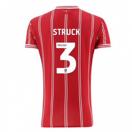 Kandiny Hombre Camiseta Sille Struck #3 Rojo 1ª Equipación 2023/24 La Camisa Chile