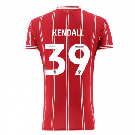 Kandiny Hombre Camiseta Maya Kendall #39 Rojo 1ª Equipación 2023/24 La Camisa Chile