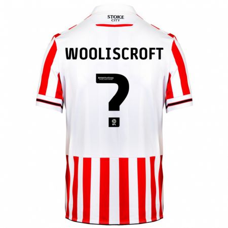 Kandiny Hombre Camiseta Morgan Wooliscroft #0 Rojo Blanco 1ª Equipación 2023/24 La Camisa Chile
