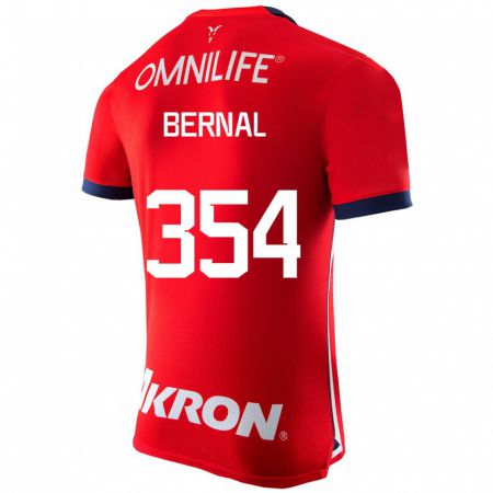 Kandiny Hombre Camiseta Carlos Bernal #354 Rojo 1ª Equipación 2023/24 La Camisa Chile