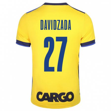 Kandiny Hombre Camiseta Ofir Davidzada #27 Amarillo 1ª Equipación 2023/24 La Camisa Chile