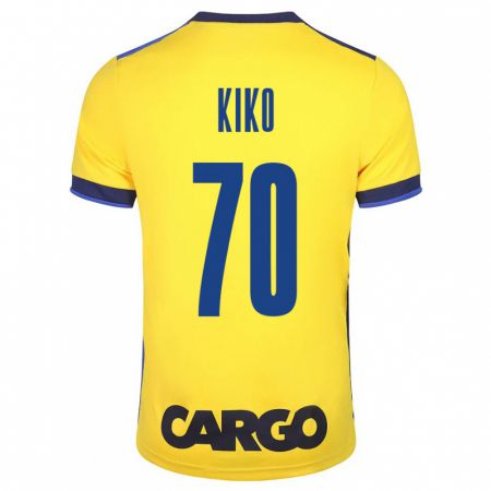 Kandiny Hombre Camiseta Kiko Bondoso #70 Amarillo 1ª Equipación 2023/24 La Camisa Chile