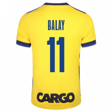 Kandiny Hombre Camiseta Yehuda Balay #11 Amarillo 1ª Equipación 2023/24 La Camisa Chile