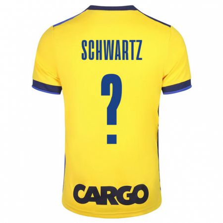 Kandiny Hombre Camiseta Noam Schwartz #0 Amarillo 1ª Equipación 2023/24 La Camisa Chile