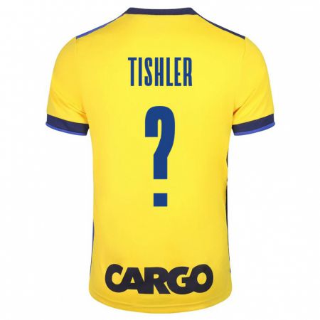 Kandiny Hombre Camiseta Daniel Tishler #0 Amarillo 1ª Equipación 2023/24 La Camisa Chile