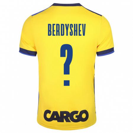 Kandiny Hombre Camiseta Tikhon Berdyshev #0 Amarillo 1ª Equipación 2023/24 La Camisa Chile