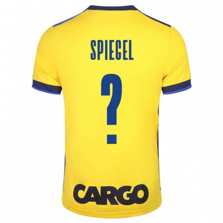Kandiny Hombre Camiseta Liran Spiegel #0 Amarillo 1ª Equipación 2023/24 La Camisa Chile