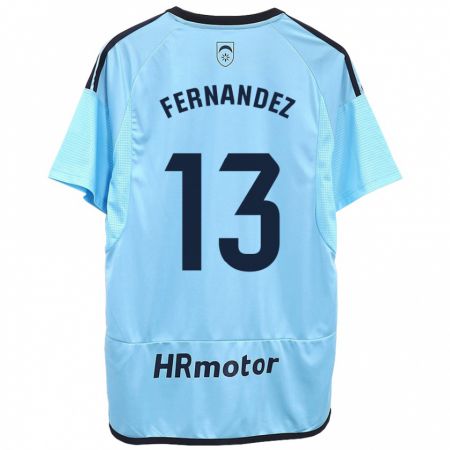 Kandiny Hombre Camiseta Aitor Fernández #13 Azul 2ª Equipación 2023/24 La Camisa Chile