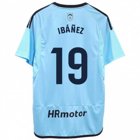 Kandiny Hombre Camiseta Pablo Ibáñez #19 Azul 2ª Equipación 2023/24 La Camisa Chile