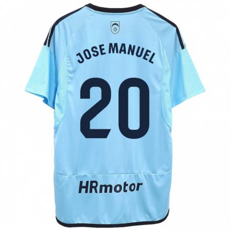 Kandiny Hombre Camiseta José Manuel Arnáiz #20 Azul 2ª Equipación 2023/24 La Camisa Chile