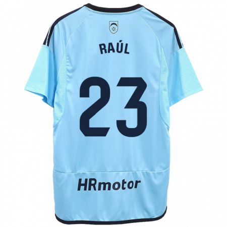 Kandiny Hombre Camiseta Raúl García #23 Azul 2ª Equipación 2023/24 La Camisa Chile