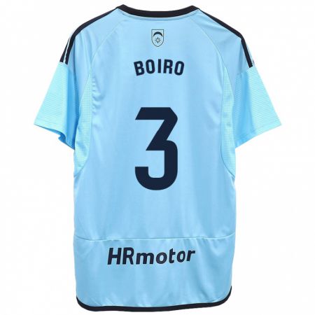 Kandiny Hombre Camiseta Adama Boiro #3 Azul 2ª Equipación 2023/24 La Camisa Chile