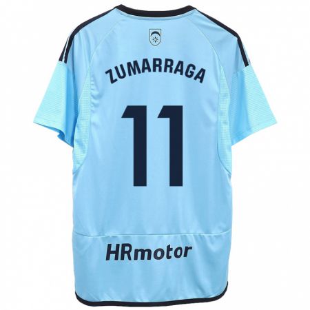 Kandiny Hombre Camiseta Aitana Zumárraga Garde #11 Azul 2ª Equipación 2023/24 La Camisa Chile
