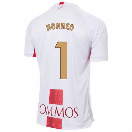 Kandiny Hombre Camiseta Berto Hórreo #1 Blanco 2ª Equipación 2023/24 La Camisa Chile