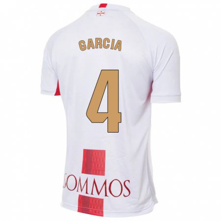 Kandiny Hombre Camiseta Nacho García #4 Blanco 2ª Equipación 2023/24 La Camisa Chile