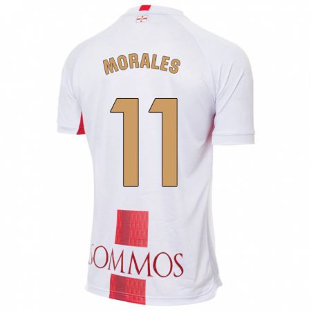 Kandiny Hombre Camiseta Carolina Morales #11 Blanco 2ª Equipación 2023/24 La Camisa Chile