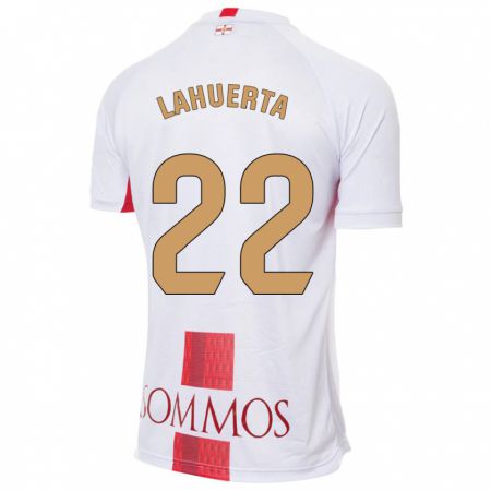 Kandiny Hombre Camiseta Gema Lahuerta #22 Blanco 2ª Equipación 2023/24 La Camisa Chile