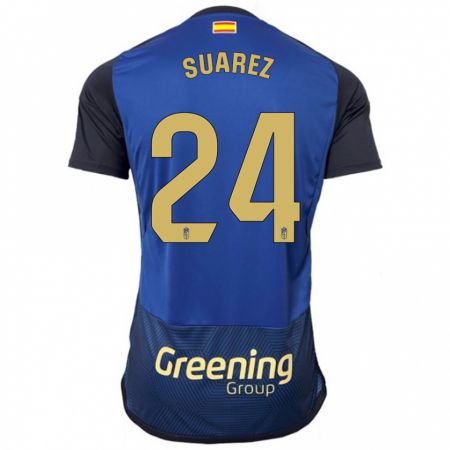Kandiny Hombre Camiseta Carlota Suárez #24 Armada 2ª Equipación 2023/24 La Camisa Chile