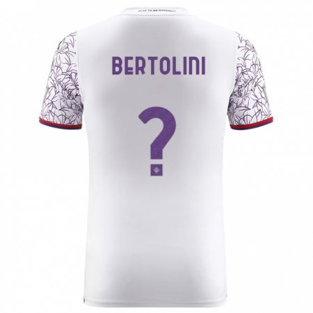 Kandiny Hombre Camiseta Gabriele Bertolini #0 Blanco 2ª Equipación 2023/24 La Camisa Chile