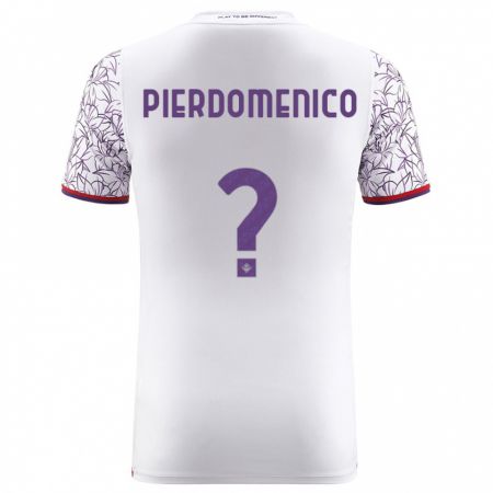 Kandiny Hombre Camiseta Jacopo Di Pierdomenico #0 Blanco 2ª Equipación 2023/24 La Camisa Chile