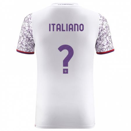 Kandiny Hombre Camiseta Riccardo Italiano #0 Blanco 2ª Equipación 2023/24 La Camisa Chile