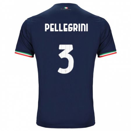 Kandiny Hombre Camiseta Luca Pellegrini #3 Armada 2ª Equipación 2023/24 La Camisa Chile
