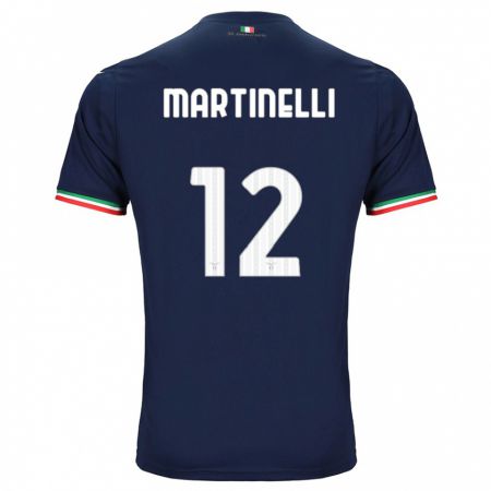 Kandiny Hombre Camiseta Leonardo Martinelli #12 Armada 2ª Equipación 2023/24 La Camisa Chile