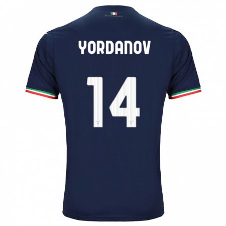 Kandiny Hombre Camiseta Damyan Yordanov #14 Armada 2ª Equipación 2023/24 La Camisa Chile