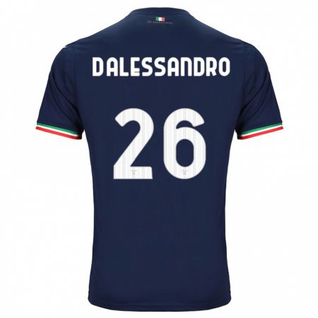 Kandiny Hombre Camiseta Mattya D'alessandro #26 Armada 2ª Equipación 2023/24 La Camisa Chile