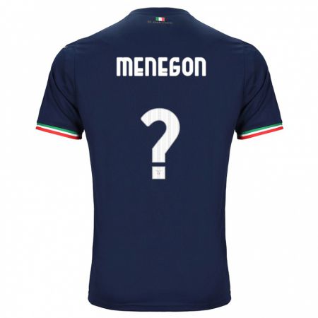 Kandiny Hombre Camiseta Riccardo Menegon #0 Armada 2ª Equipación 2023/24 La Camisa Chile