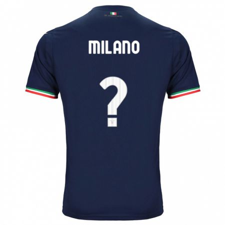 Kandiny Hombre Camiseta Alessandro Milano #0 Armada 2ª Equipación 2023/24 La Camisa Chile