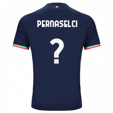 Kandiny Hombre Camiseta Leonardo Pernaselci #0 Armada 2ª Equipación 2023/24 La Camisa Chile