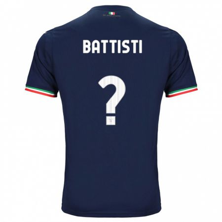 Kandiny Hombre Camiseta Valerio Battisti #0 Armada 2ª Equipación 2023/24 La Camisa Chile