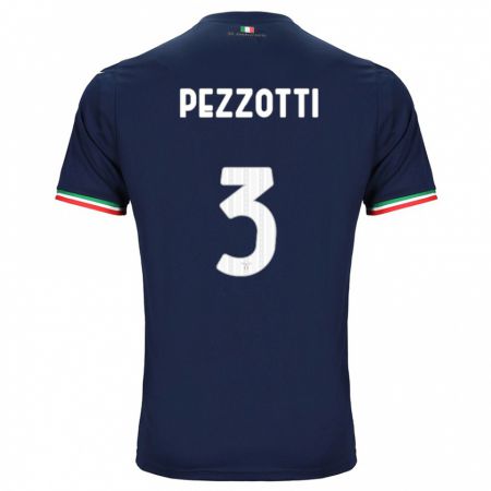 Kandiny Hombre Camiseta Arianna Pezzotti #3 Armada 2ª Equipación 2023/24 La Camisa Chile