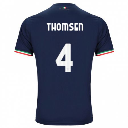 Kandiny Hombre Camiseta Maria Møller Thomsen #4 Armada 2ª Equipación 2023/24 La Camisa Chile