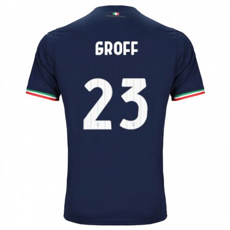Kandiny Hombre Camiseta Chiara Groff #23 Armada 2ª Equipación 2023/24 La Camisa Chile